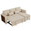 Convertible Sofa Bed With Reversible Storage Chaise And Usb-324295419