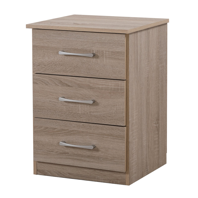 Table de chevet chic, Brun