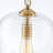 Glimmeri 1-Light Single Ribbed Clear Glass Pendant-226707551