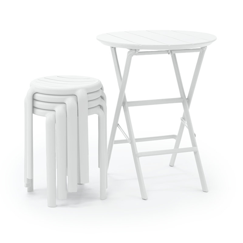 Ensemble de bistro Centreville pour 4 personnes, Blanc
