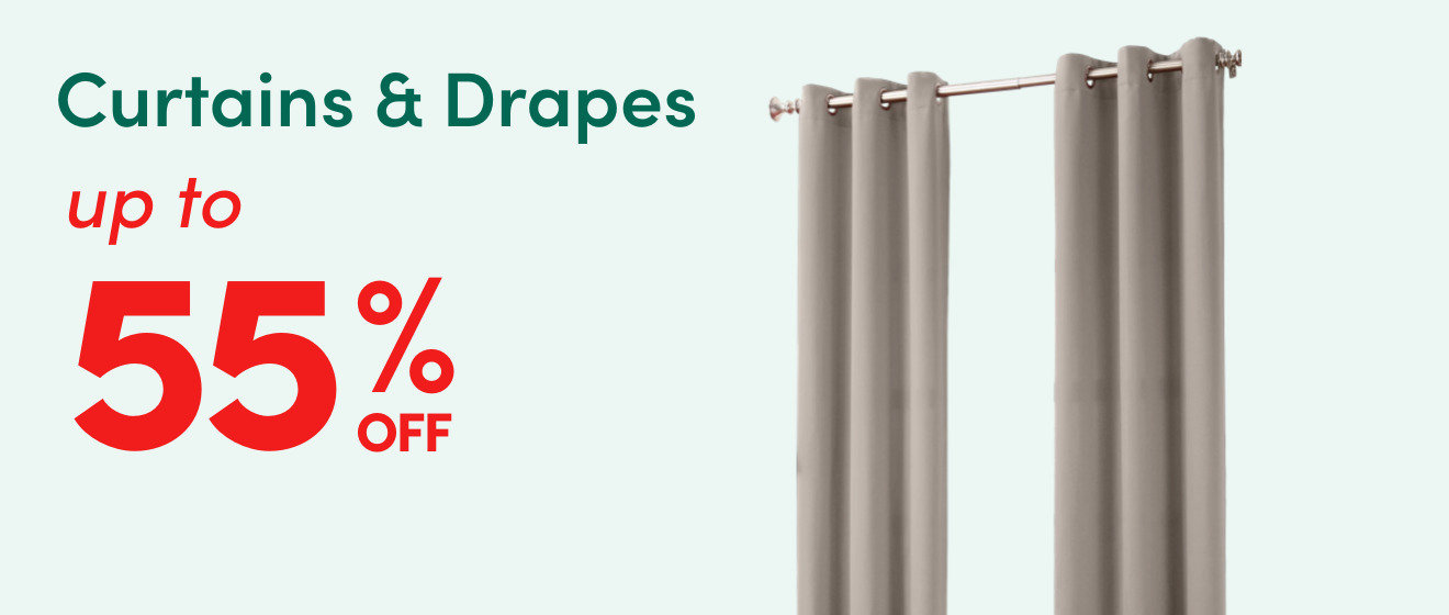 Curtains & Drapes up to 55% OFF