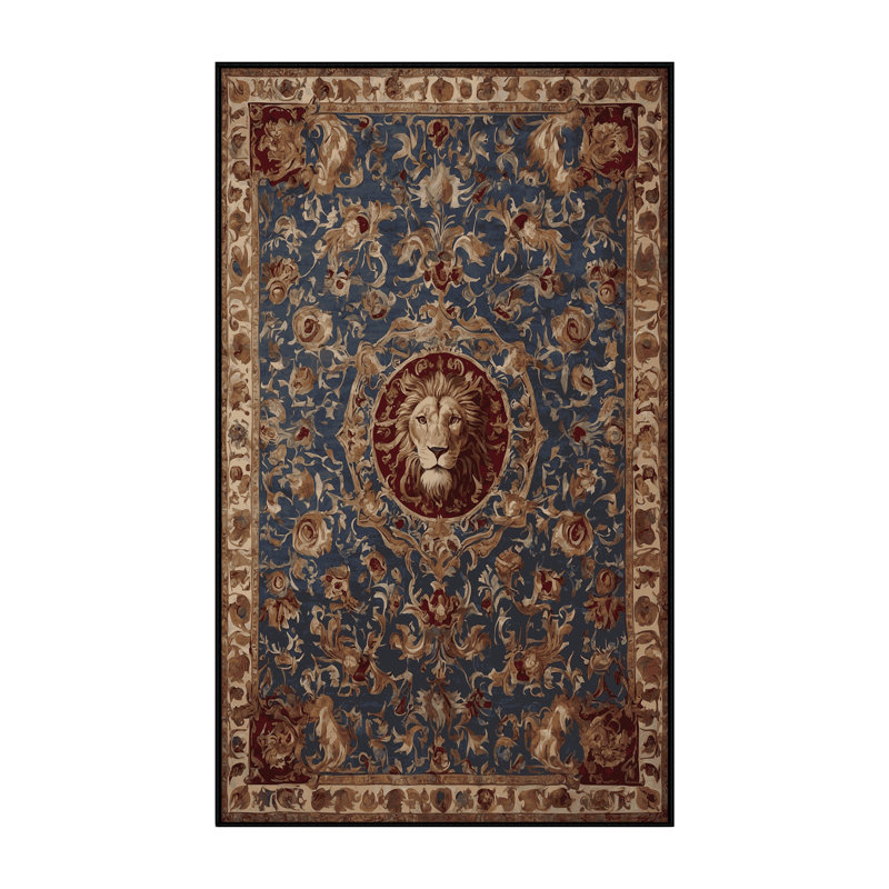 Tapis brun soyeux et moelleux, Rectangle 7 pi x 9 pi
