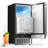 CIM Coolski 15" 100lbs/24h Under Counter Built-in Freestanding Ice Maker Machine For Commercial Use & Home Use