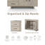 Bartel 60" Solid Wood Server Cabinet with 3 Drawers
