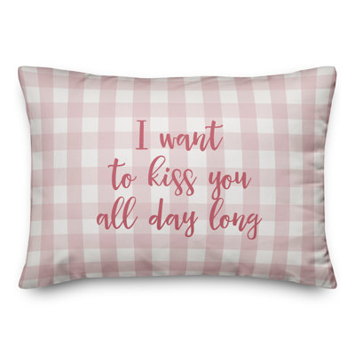 Plaid Throw Pillow