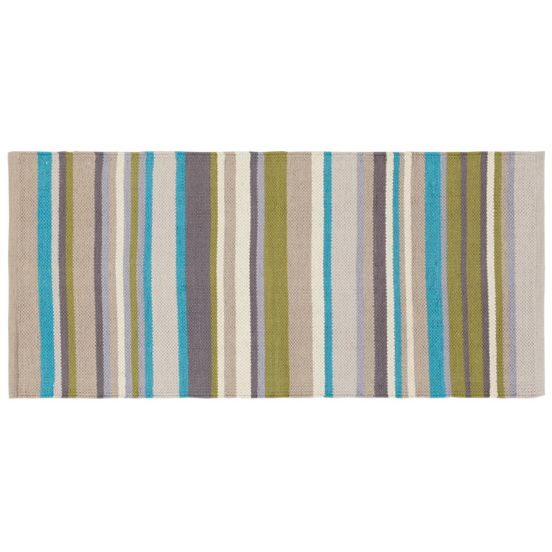 Amiya Casablanca Kitchen Mat, Rectangle 55 x 180cm, Grey