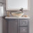 Novatto 17'' Stone Circular Bathroom Sink-10397186
