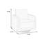 Similicuir, fauteuil pivotant, style Mid-Century moderne, taches relaxantes, base en bois transitionnelle, ressort, rembourrage en mousse, bois massif-756742948