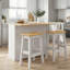 Solid Wood Kitchen Island Set