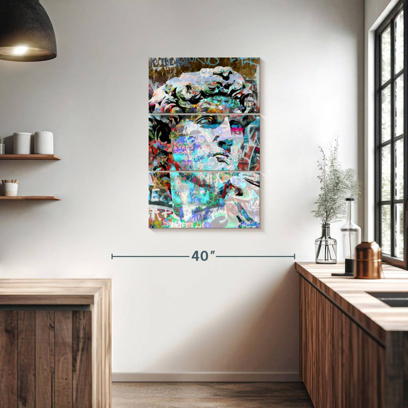 Leisha David Heavy Graffiti, 38" H x 24" W