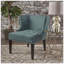 Fauteuil à oreilles capitonné Staas-111865312