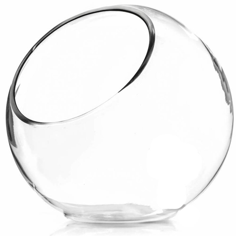 Vase bol à bulles inclinées, H 10 po x l 10 po x P 10 po