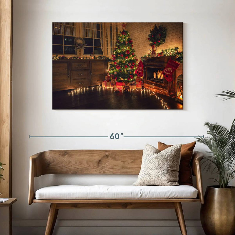 Noël à la maison, H 30 po x l 45 po
