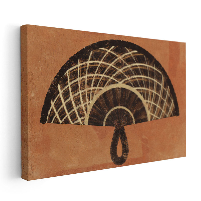 Woven Fans I - reproduction d'art sur toile, H 32 po x l 48 po