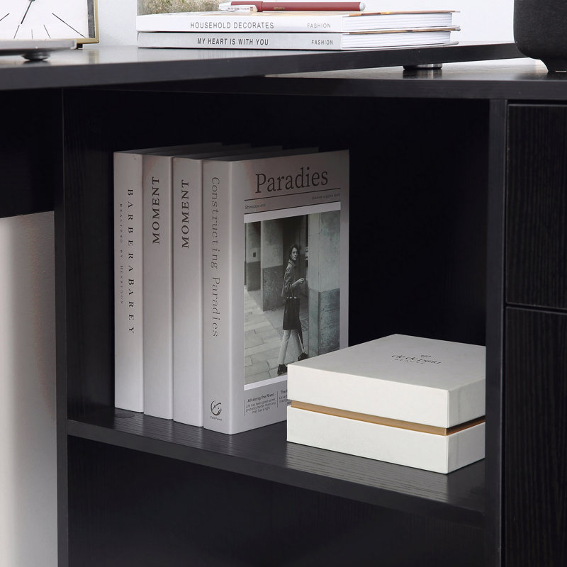 Computer Desk, Noir