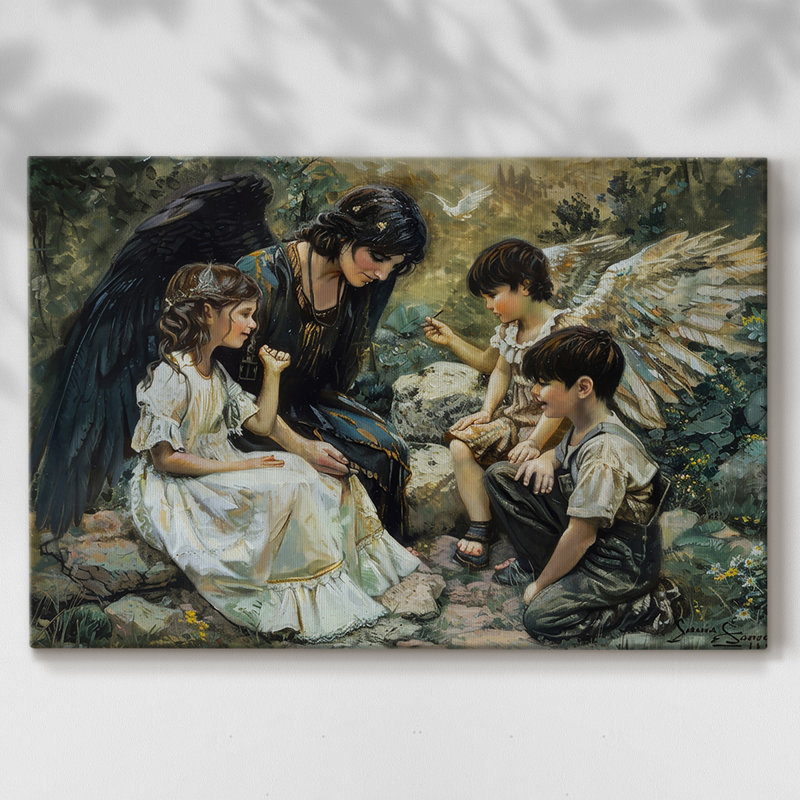 Angels From Above-XCI -Gallery Wraraped Cavas, 12 x 18