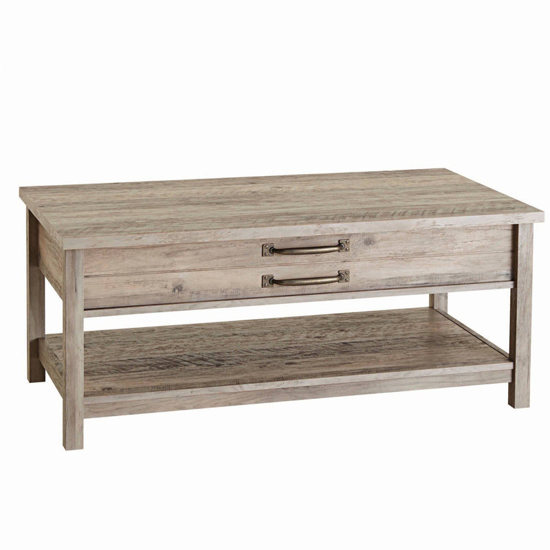 Tevarus Coffee Table, Rustic Gray
