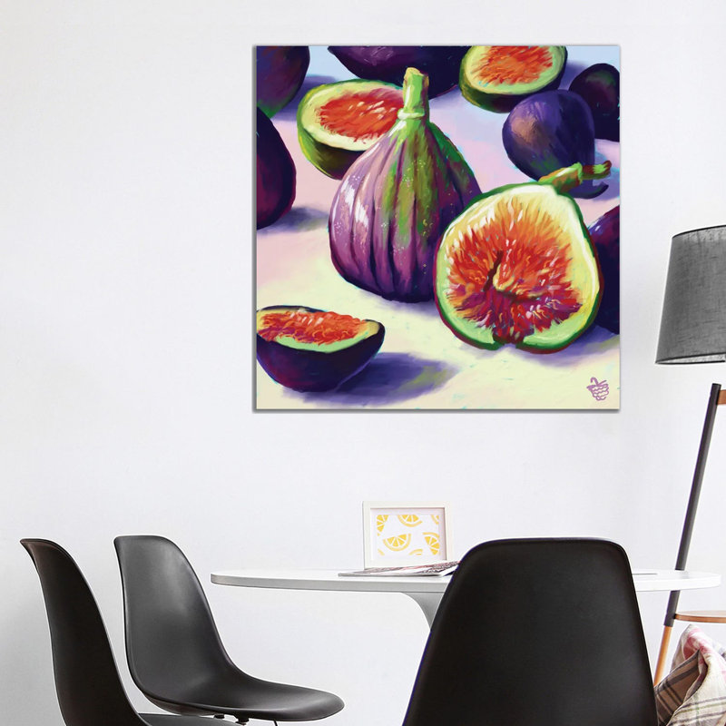 Figs, Figs, Figs - Wall Art Print, 37" H x 37" W, Wrapped Canvas, Does Not Apply