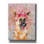 «Flower Crown German Shepherd» par Furbaby Affiliates, art mural sur toile-2098873432