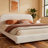  King Size Curve-Shaped Headboard Boucle Fabric Upholstered Bed Frame, No Spring Box Needing Bed-1490069398-1482493237