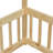 WoodNest House-Shaped Floor Bed with Guardrails-115684339-115684342