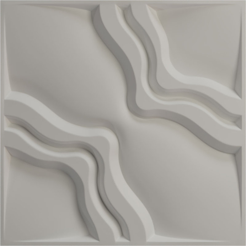 Rogue EnduraWall Decorative 3D Wall Panel, UltraCover Satin Smokey Beige