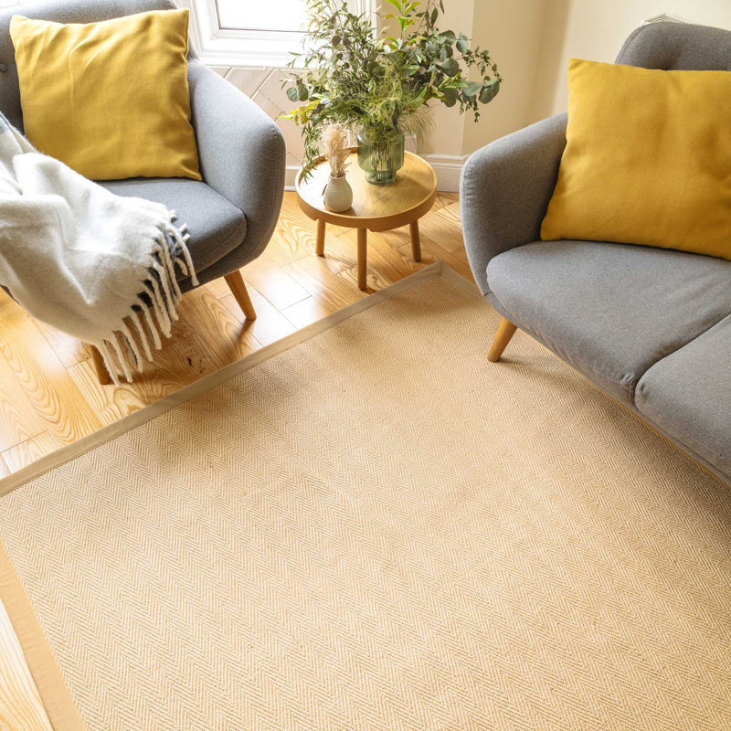 Hendrickson No Pattern And Not Solid Colour Hand Woven Area Rug, Rectangle 80 x 150cm