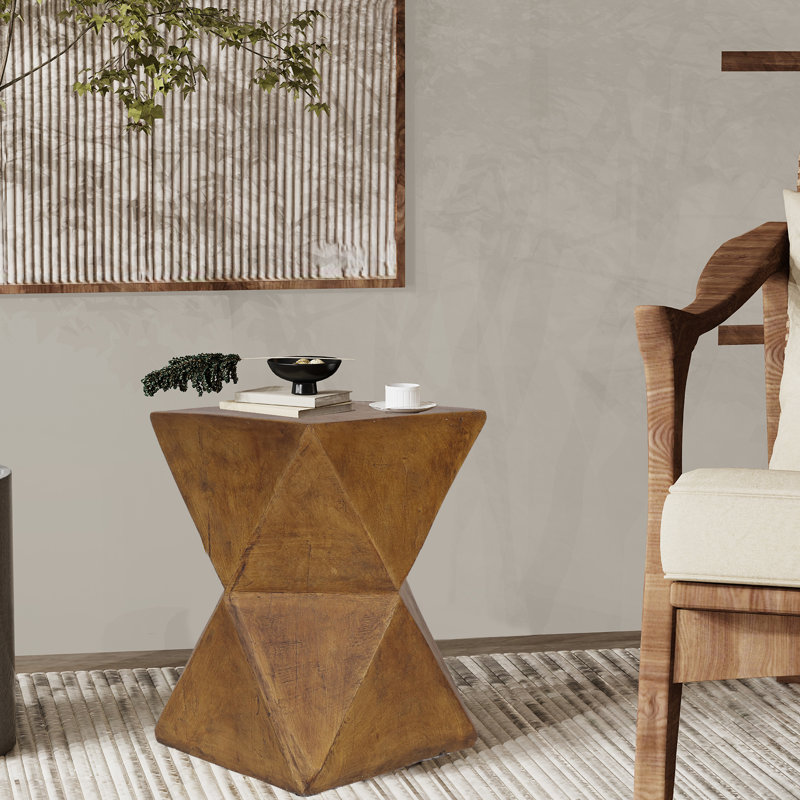 Lamberton Concrete Block End Table