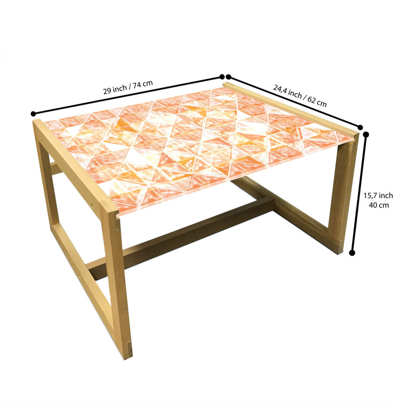 Jacub Sled Coffee Table, 62cm H x 74cm W x 40cm D