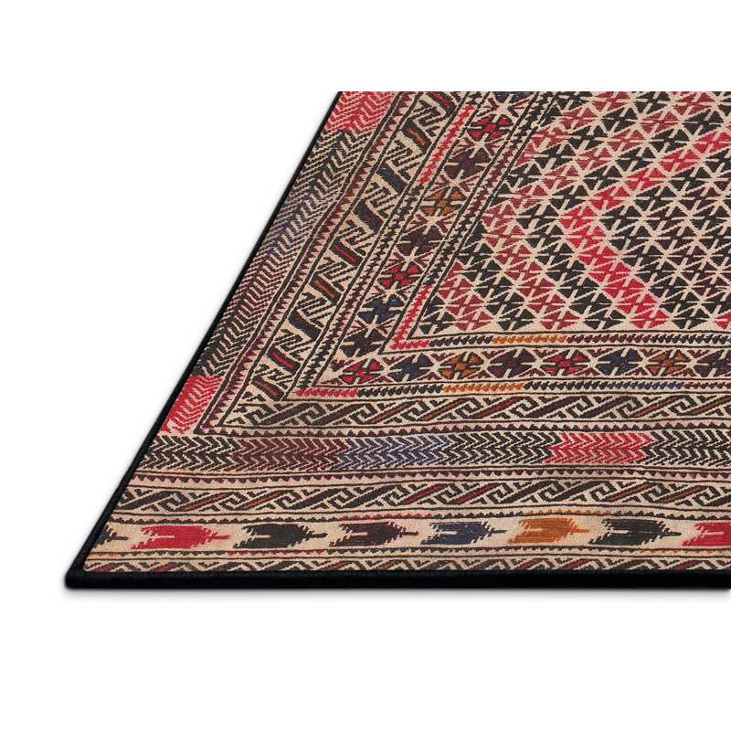 Tapis brun Southwestern, Rectangle 5 pi x 7 pi