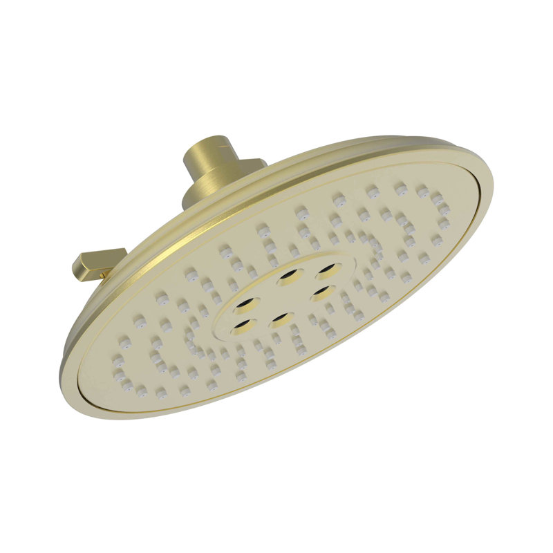 Luxnetic Multi Function Fixed Shower Head, Satin Brass