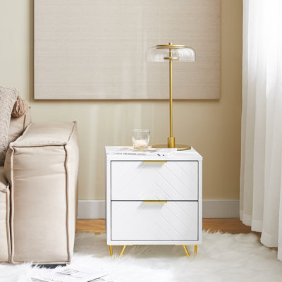 62 cm W Bedside Table