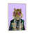 Encadrement blanc vieilli