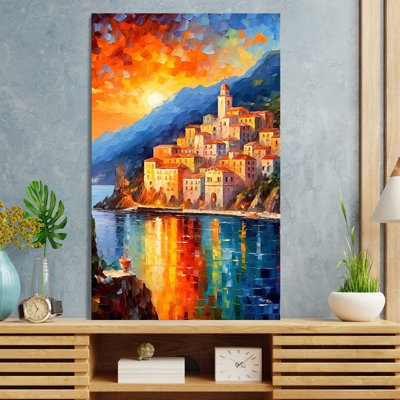 Côte d'Amalfi, Italie au crépuscule V1