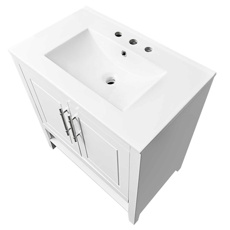 Ensemble de meuble-lavabo simple 30 po Pritesh