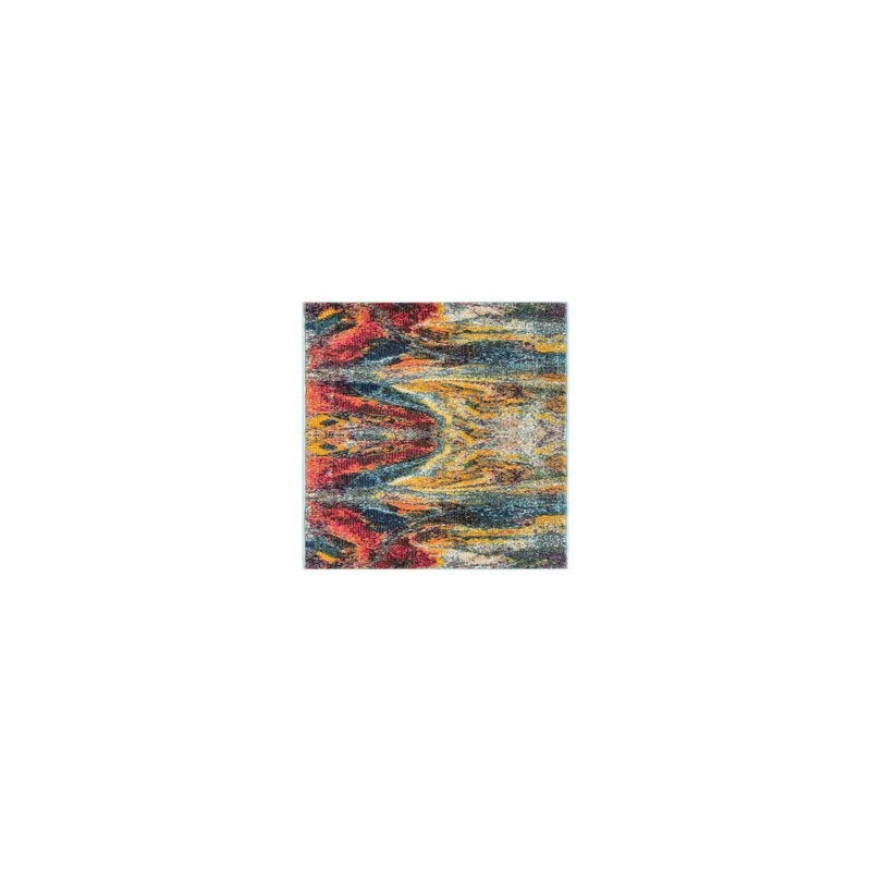 Ansela Washable Abstract Indoor Rug, Runner 2' x 6'