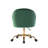 Jaylyn Velvet Office Chair with Gold Chrome Base-156317505