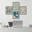 "Flower Market Botanical Collection", impression sur papier 4 pièces-97770722-97770723