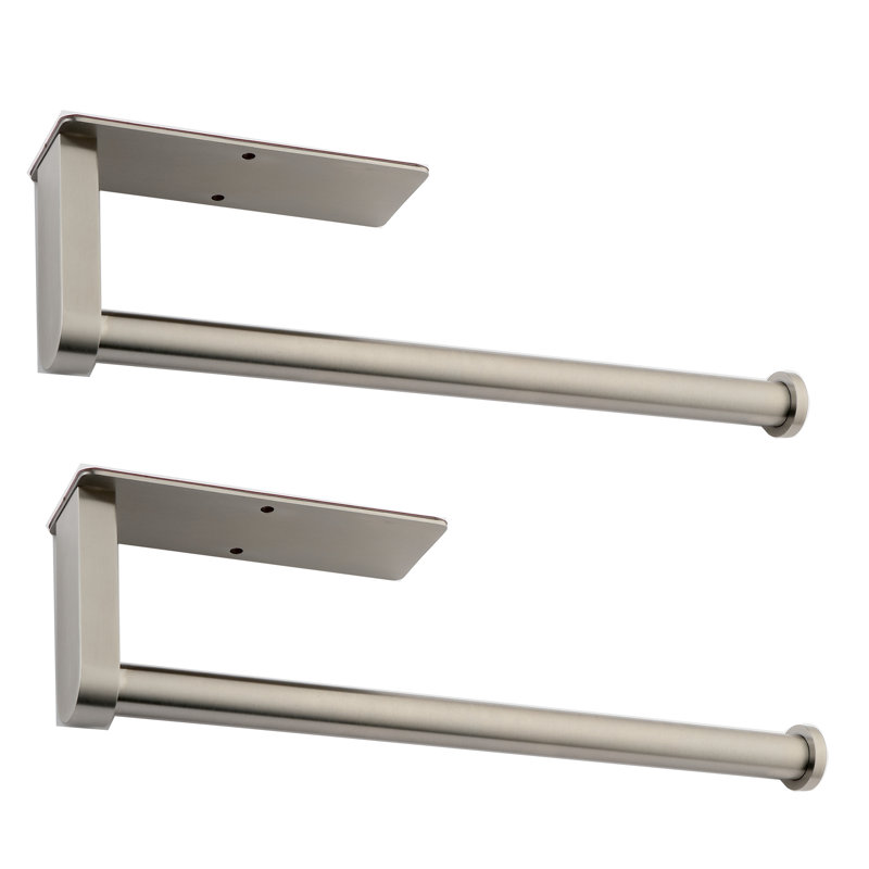 Stainless Steel Paper Towel Holder, Brushed Nickel