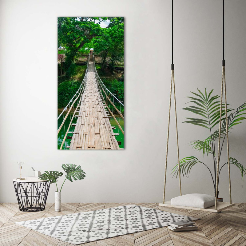 Suspension Bridge - Wrapped Canvas Print