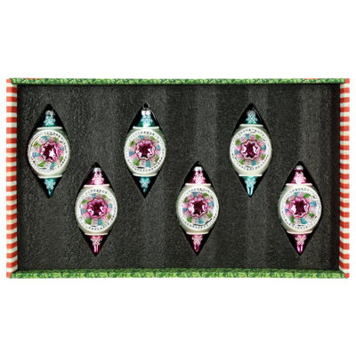 Vintage Reflector Ornament, 6.5 Inches