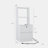 Modern Night Stand with Bookshelf-109324385