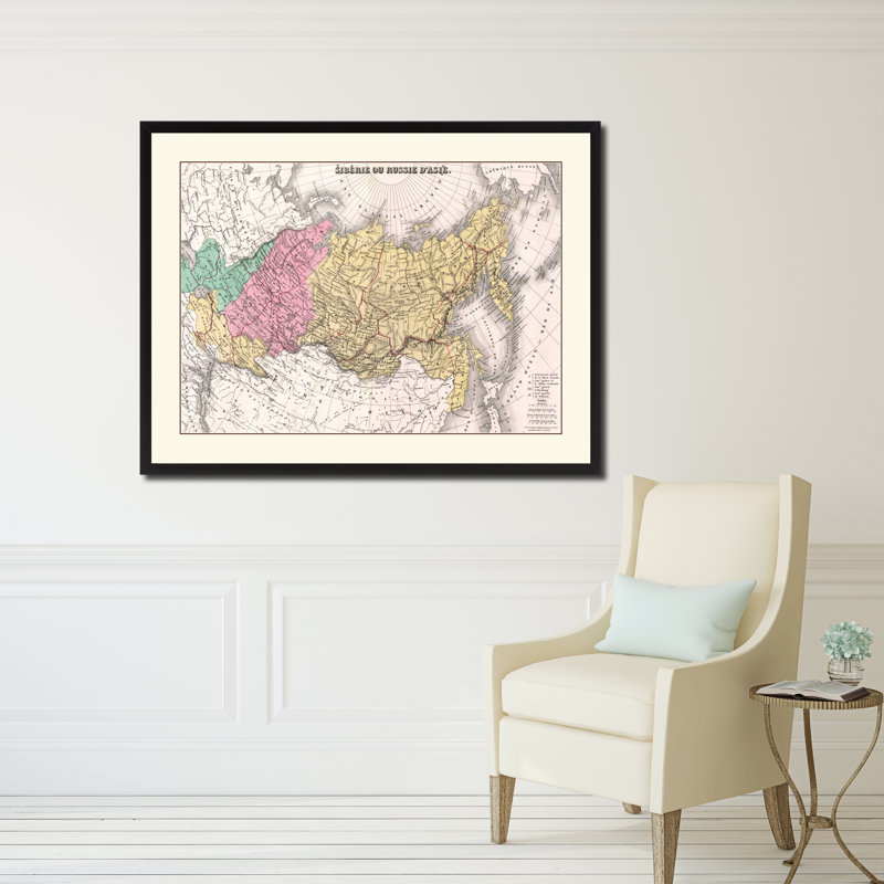 Art mural rétro de la Russie, Sibérie, 28 x 37