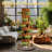 91" Elizha Solid Wood Large Cat Tree Tower Condo-774256821