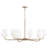 6 - Light Steel Dimmable Chandelier-166233717