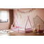 Lit simple en bois avec clôture-1505393220