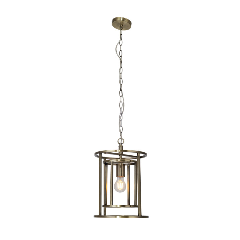 Stillmore 1 - Light Lantern Pendant, Antique Brass