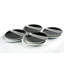Caraballo 24pc Milan Black & White Dinner Set