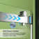 72'' - 76'' W x 76'' H Shower Door with Clear Glass