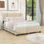 Grand lit plateforme tapissier en velours avec 2 tiroirs et lit gigogne simple TG-682644323